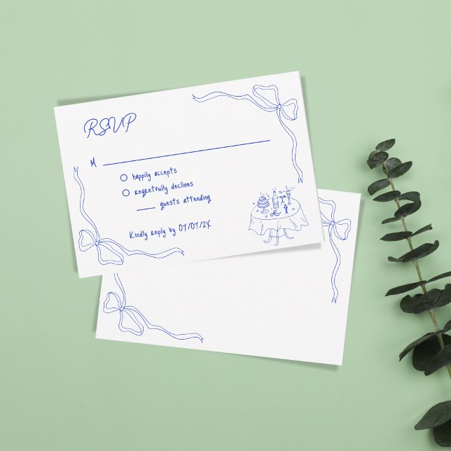 Kodfältet QR-Fransk för unik Contemporary i Hand p Inbjudningar (Skapare uppladdad)