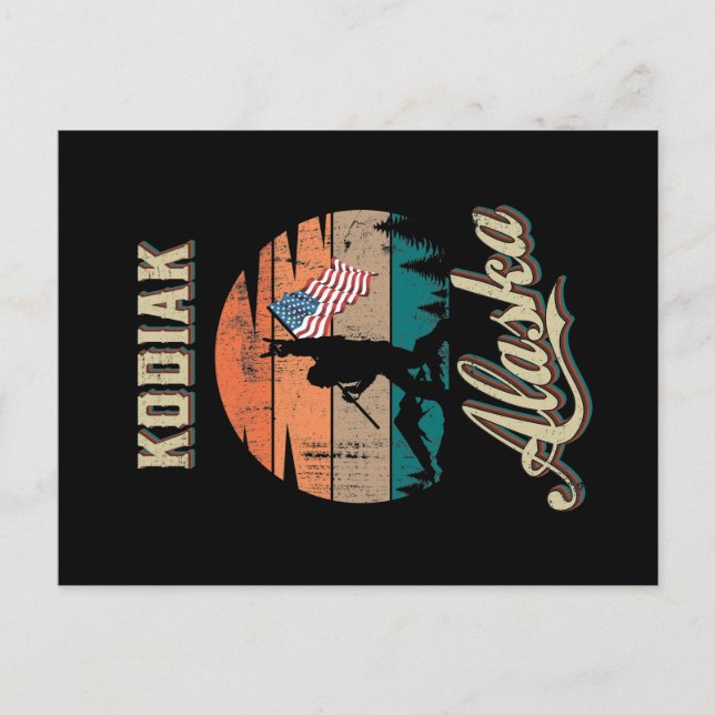 Kodiak Alaska Vykort (Framsida)