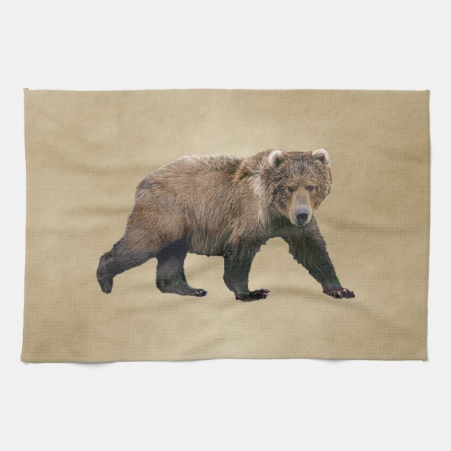 Kodiak Bear Kökshandduk (Horisontell)