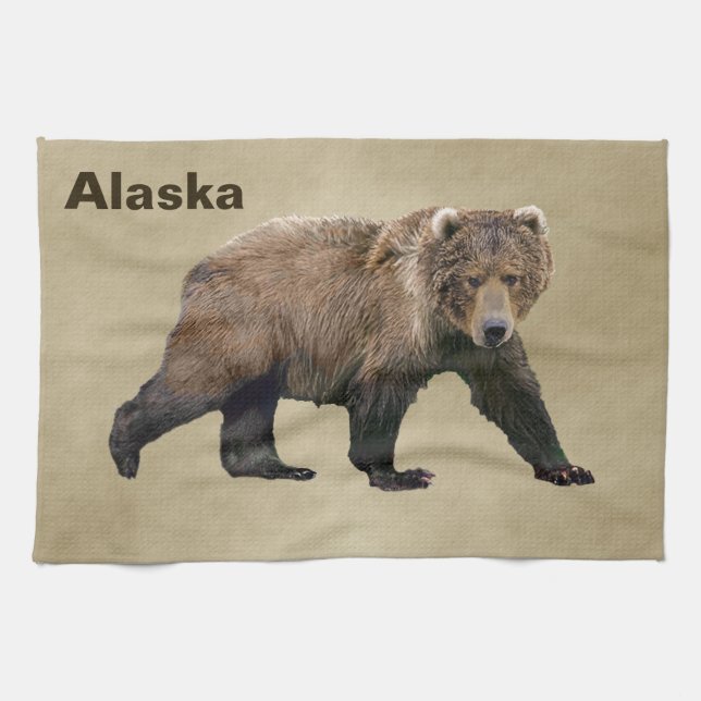 Kodiak Bear Kökshandduk (Horisontell)