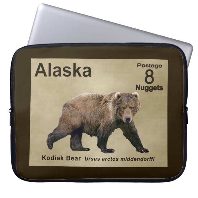 Kodiak Bear Laptop Fodral (Framsidan)