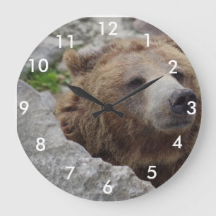 Kodiak Bear Stor Klocka
