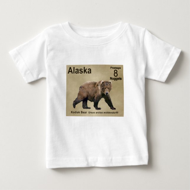 Kodiak Bear Tee Shirt (Framsida)