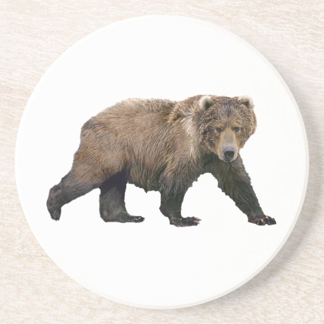 Kodiak Bear Underlägg Sandsten (Framsidan)