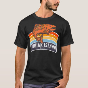 Kodiak Island Alaska Salmon Fishing T Shirt