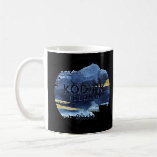 Kodiak Island Alaska Watercolor Design Traveler So Kaffemugg