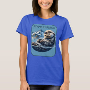 Kodiak Island Sea Otter Alaska T Shirt