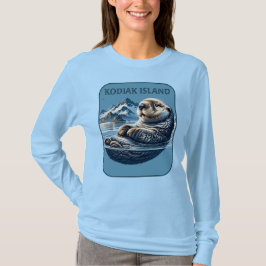 Kodiak Island Sea Otter Alaska T Shirt