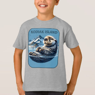 Kodiak Island Sea Otter Alaska T Shirt