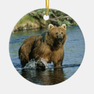 Kodiakbjörn Julgransprydnad Keramik