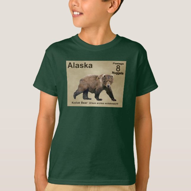 Kodiakbjörn T Shirt (Framsida)