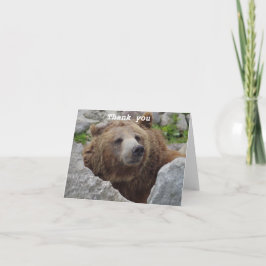 Kodiakbjörn Tack Kort