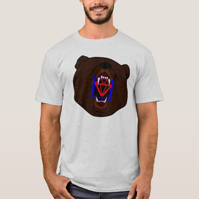 Kodiakbjörnutslagsplats Tee Shirt (Framsida)