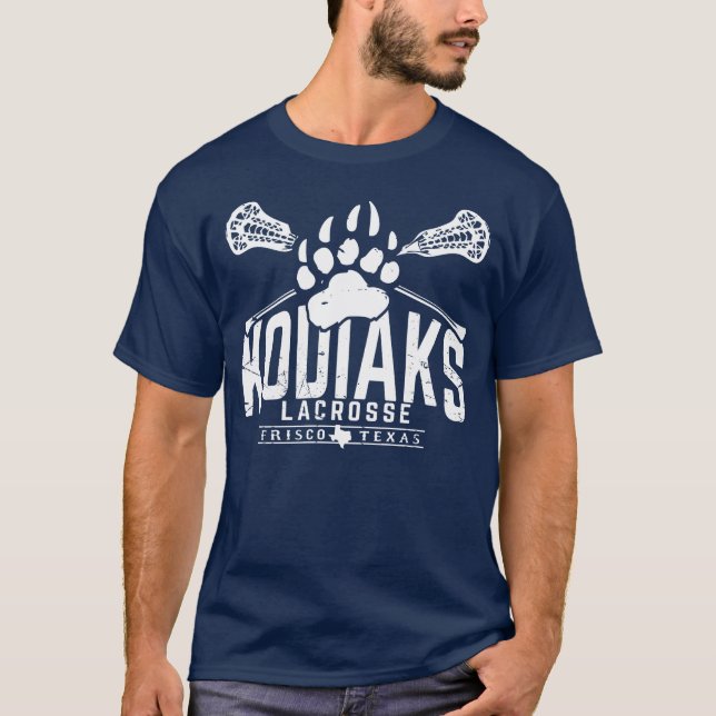 KodiakLacrosse - mörk manar T-shirt (Framsida)