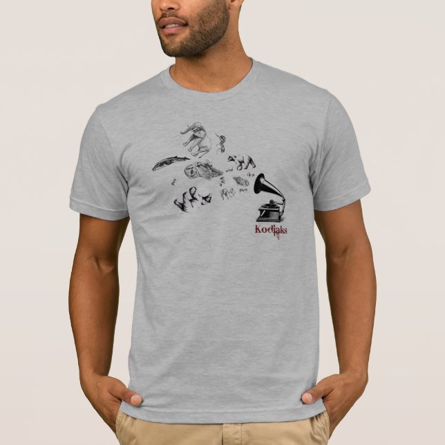 Kodiaksgrammofon T-shirt (Framsida)