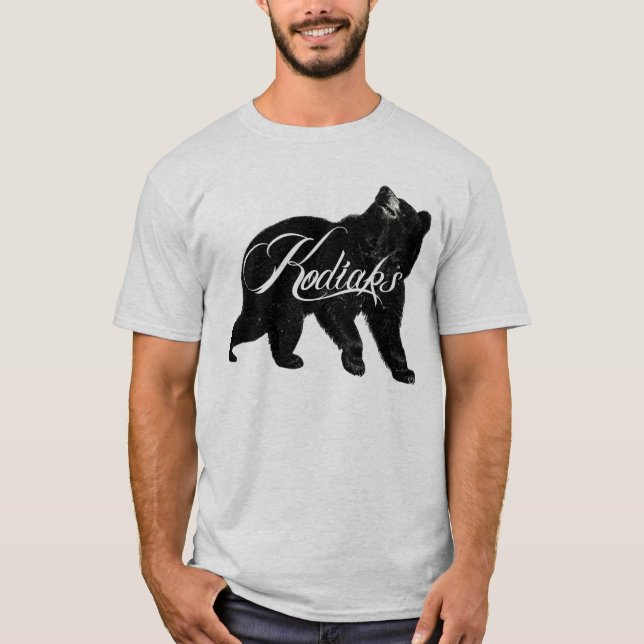 Kodiakslogotypbjörn T-shirt (Framsida)