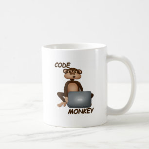 Kodifiera apan kaffemugg