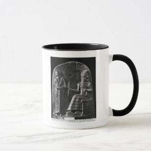 Kodifiera av Hammurabi, bästa av stelen Mugg