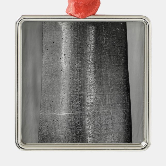 Kodifiera av Hammurabi, specificera av kolonn Julgransprydnad Metall (Framsidan)