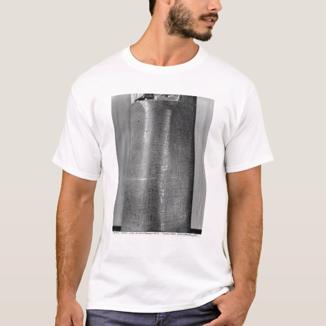 Kodifiera av Hammurabi, specificera av kolonn Tee Shirt (Framsida)
