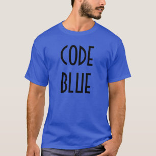 "Kodifiera den blått" t-skjortan T-shirt