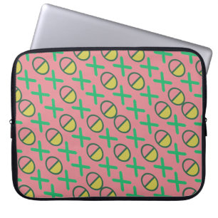 KODIFIERA mic-gult flickaktigt Laptop Sleeve