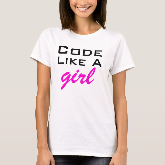 Kodifiera något liknande en flicka t-shirt (Framsida)