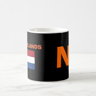 Kodifierar nederländskt land för NL muggen Kaffemugg