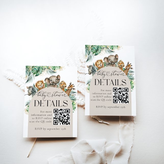 Kodkod för detaljer om Safari Animal Jungle Baby S Tilläggskort (Skapare uppladdad)