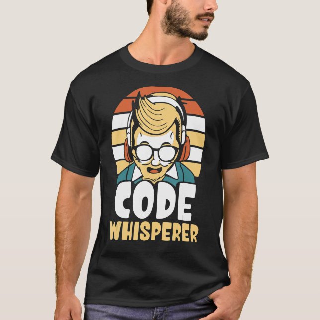 Kodkod Programmeringskod för Whisperer-kodning Pr T Shirt (Framsida)