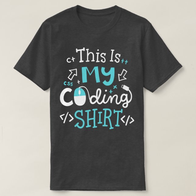 Kodkodningsdator 1 t shirt (Design framsida)