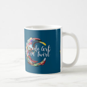 Kodkonst i Twirl Kaffemugg