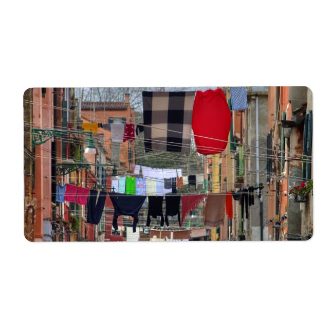 Kodlinjer i Venedigs Italien Fraktsedel (Framsidan)