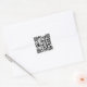Kodmallsruta för anpassningsbar QR-kod Fyrkantigt Klistermärke (Envelope)