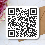 Kodmallsruta för anpassningsbar QR-kod Fyrkantigt Klistermärke<br><div class="desc">Ladda upp en QR-kod och skapa enkelt personligens dekal. Klicka på ANPASSA YTTERLIGARE om du vill ändra bakgrunden färg eller texten färg. Du kan ÖVERFÖRA DESIGN på andra Zazzle-produkter och justera den så att den passar de flesta Zazzle-objekt. StandardStudio-design görs i vektorgrafik med hög upplösning för utskrift av professioneller. Tack...</div>