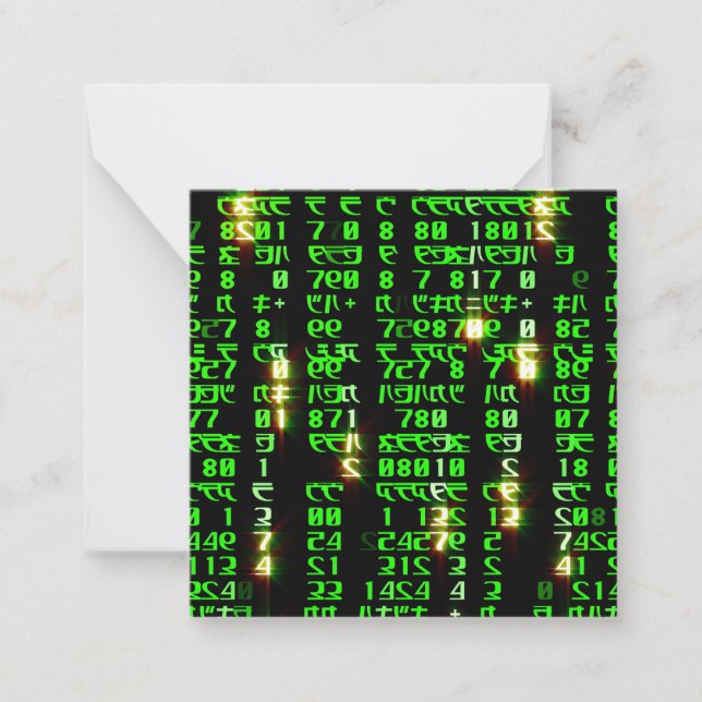 Kodmatris Anteckningskort (Framsida)