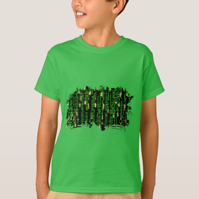 Kodmatris T Shirt (Framsida)
