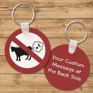 Kodmetanikonens nyckelkedja nyckelring