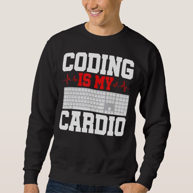 Kodning är utvecklaren av Softwarn Cardio Programm Lång Ärmad Tröja (Framsida)