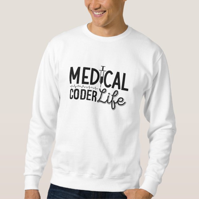 Kodning av ICD-programmerare för livstidsassistent Lång Ärmad Tröja (Framsida)