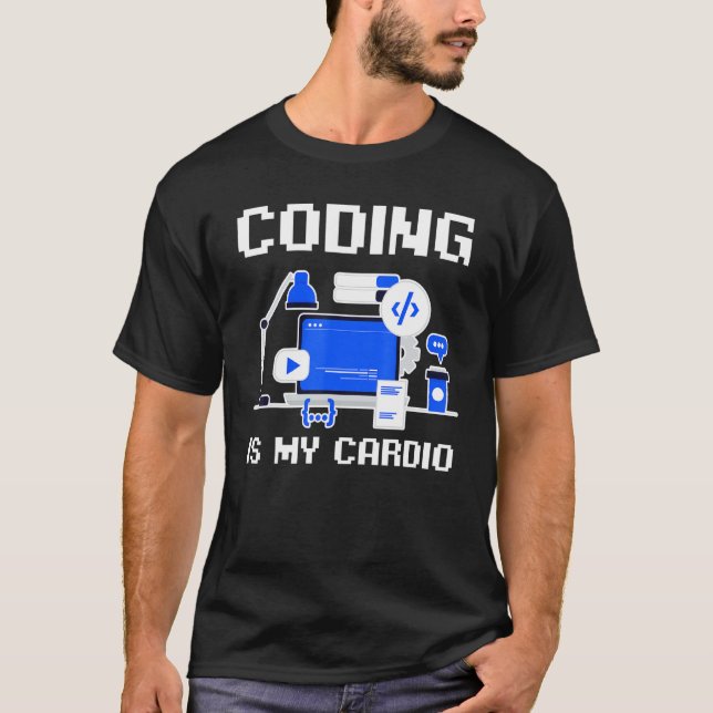 Kodning av programvaruutvecklare för software är m t shirt (Framsida)