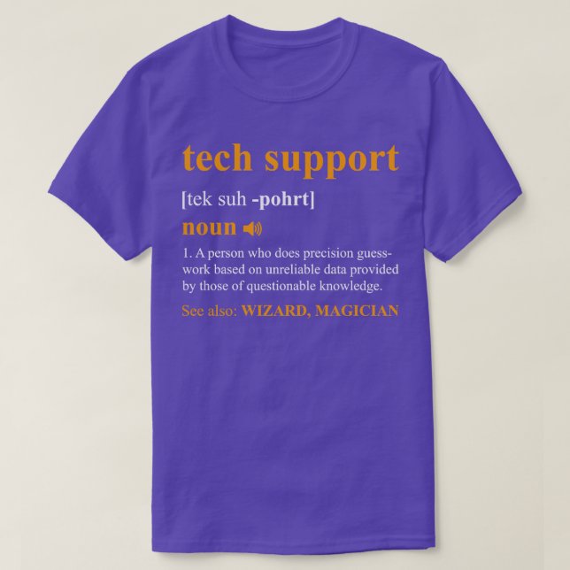 Kodning av teknisk support t shirt (Design framsida)