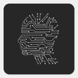 Kodning Computer Science Programming Gift Fyrkantigt Klistermärke