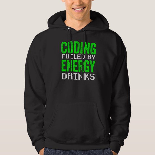 Kodning som drivs med hjälp av programkod för ener hoodie (Framsida)