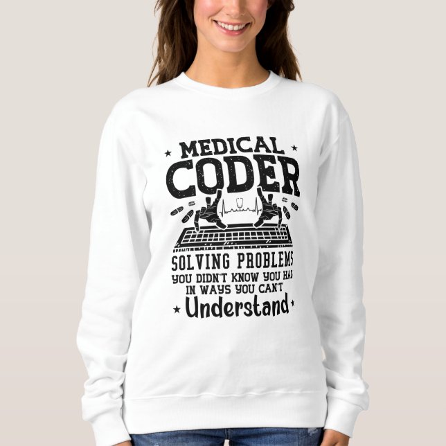 Kodningsassistenten för hälsokodning av problem t shirt (Framsida)