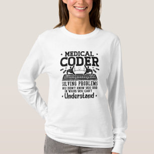 Kodningsassistenten för hälsokodning av problem t shirt