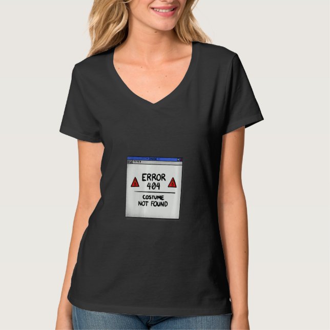 Kodningsfel 404 Det gick inte att hitta kodningsty T Shirt (Framsida)