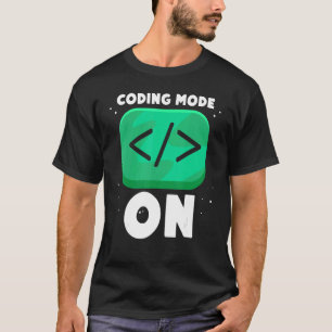 Kodningsläge på kodkodprogrammerare för Ord T Shirt