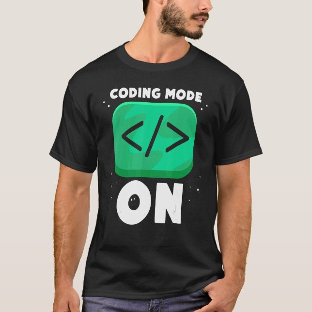 Kodningsläge på kodkodprogrammerare för Ord T Shirt (Framsida)