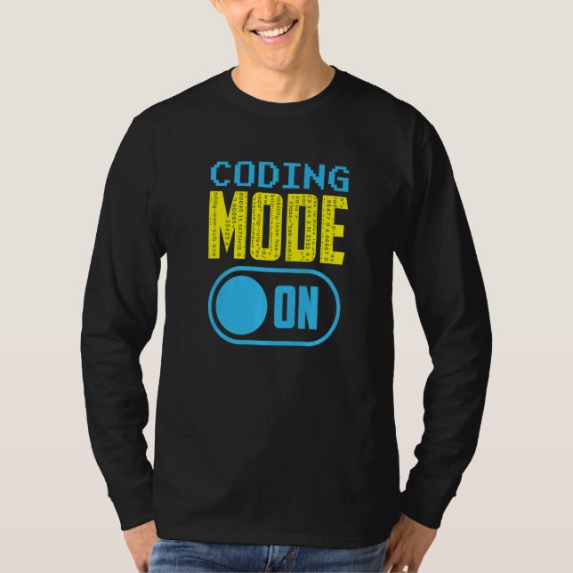 Kodningsläge på Ord-programmerarkod T Shirt (Framsida)